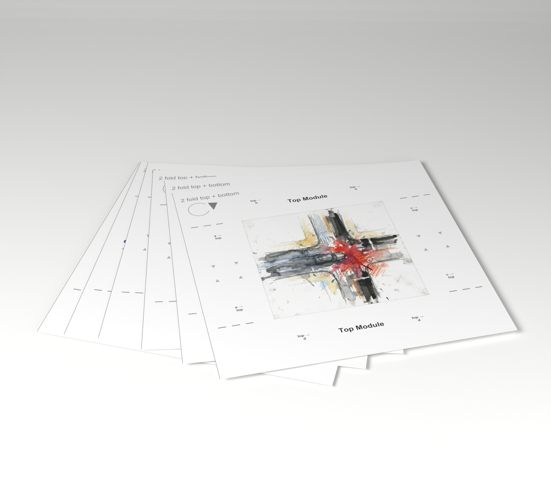 CRASHCUBE illustrated module sheet fanout