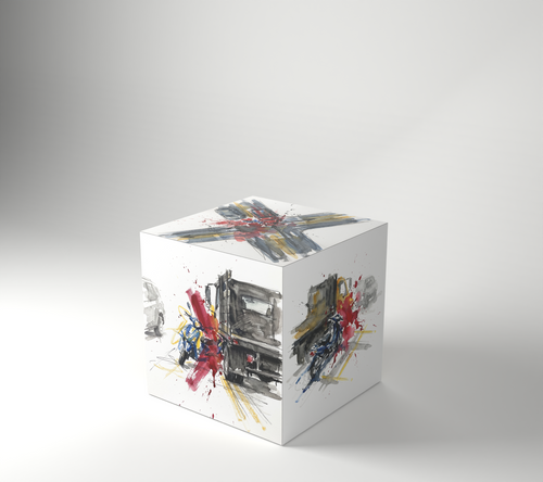 CRASHCUBE collision 4841887 assembled cube render