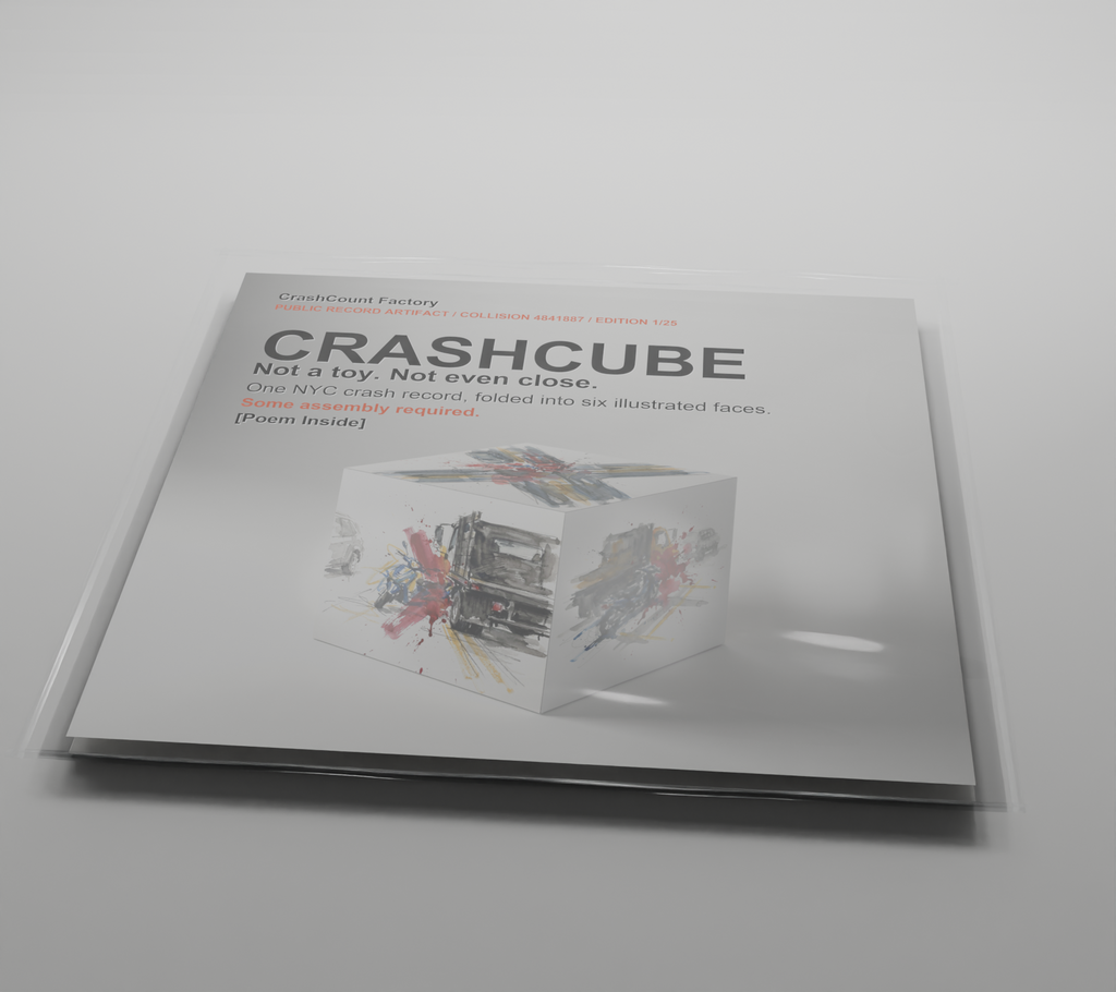 CRASHCUBE collision 4841887 packaged in a clear plastic sleeve
